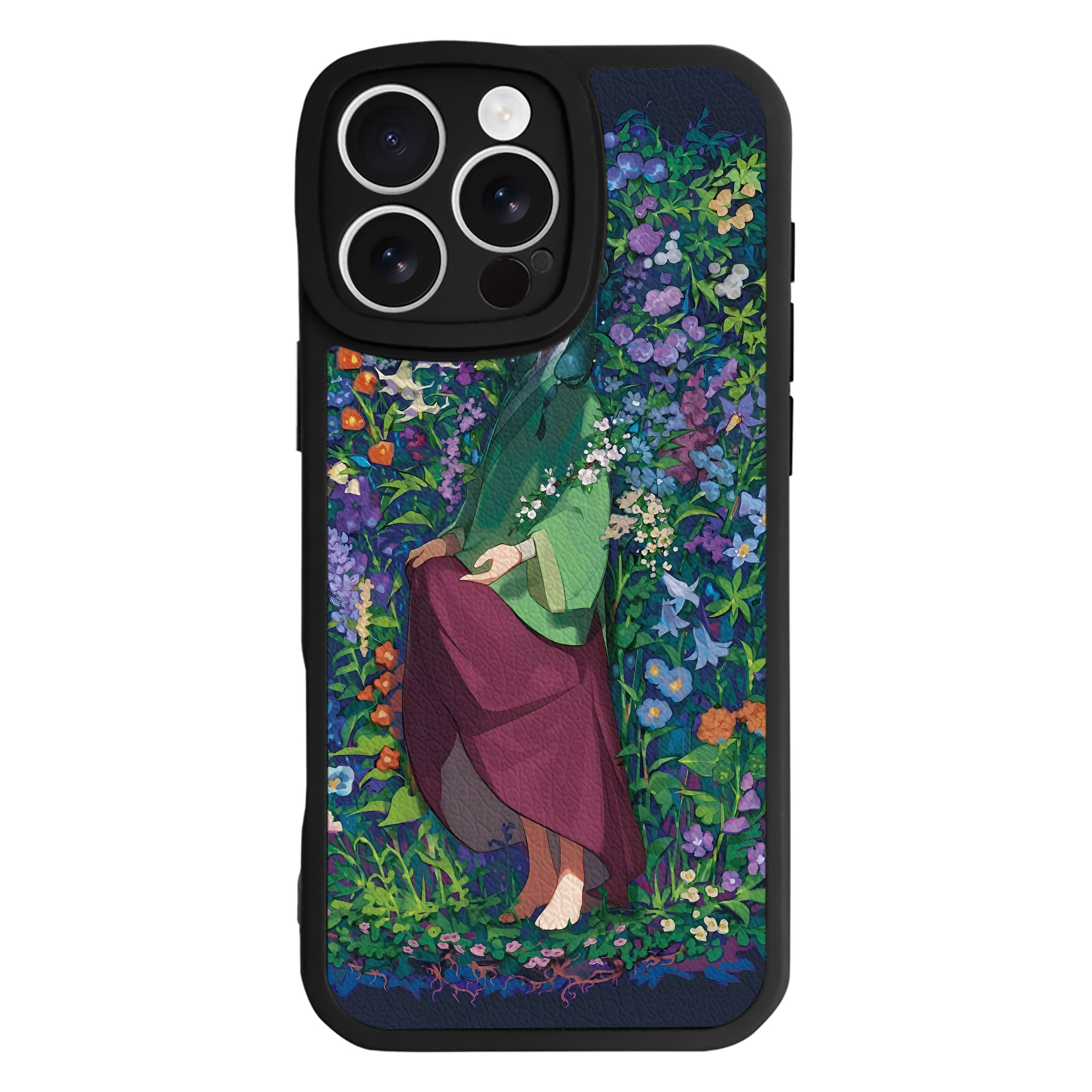 （画像用） 薬屋のひとりごと The Apothecary Diaries 【iPhone 16シリーズ対応】シリコンスマホケース（レザー調） 材質：シリコン